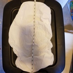 10/$25 White Cotton Bassinet Crib Fitted Sheet